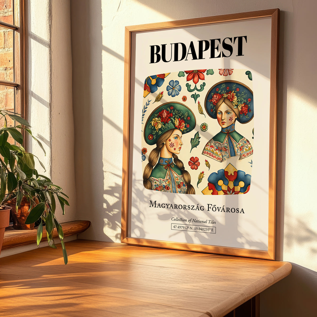 Budapest, Magyarország – Travel Wall Art, clean layout with no caption
