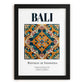 Bali, Indonesia – Travel Poster, in sleek black frame