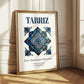 Tabriz, Iran – Travel Wall Art, styled in a charming Paris street view