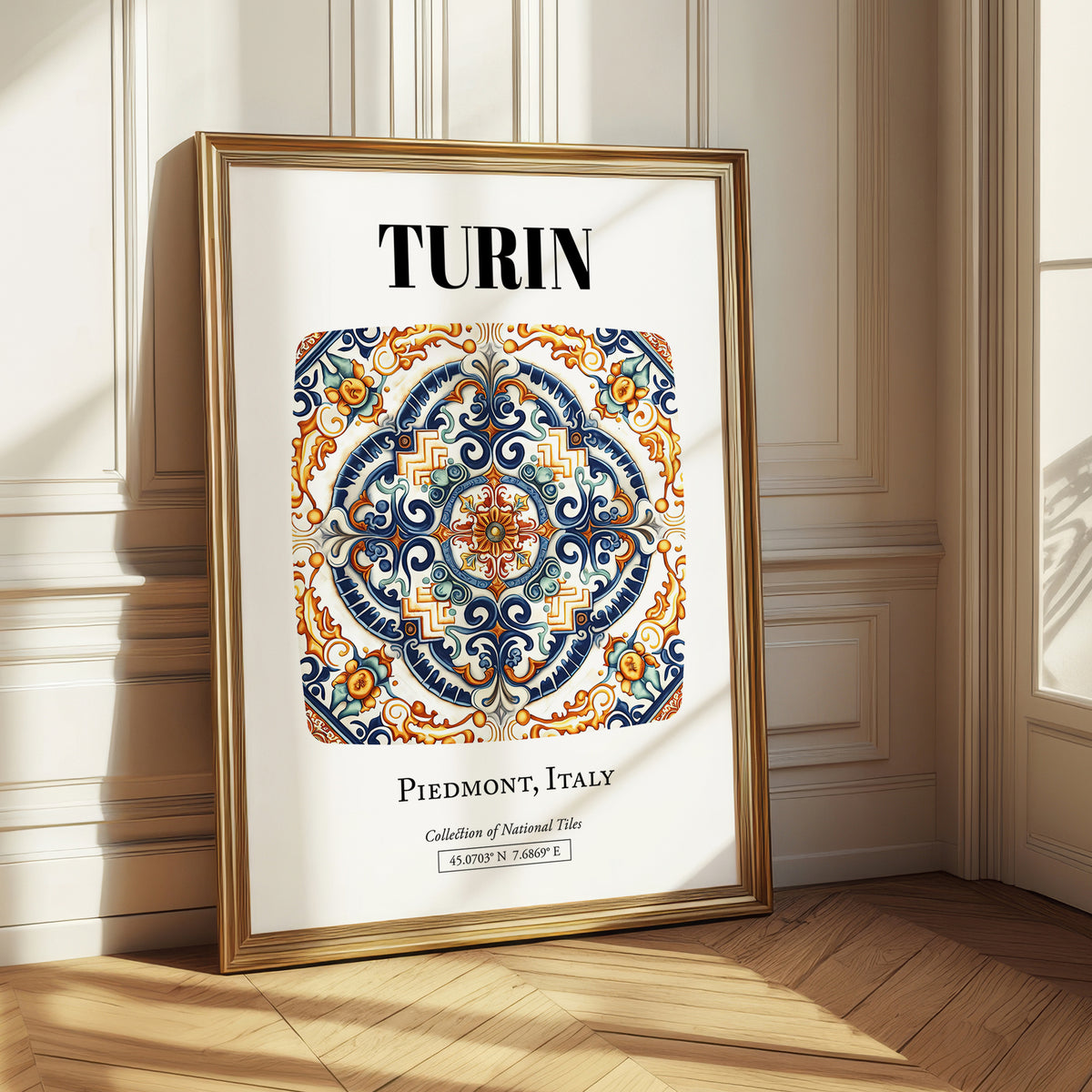 Turin, Italy – Travel Wall Decor, styled in a charming Paris street view