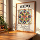 Verona, Italy – Cultural Heritage Wall Art, clean layout with no caption