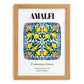 Amalfi, Italy – Travel Poster, set in oak frame