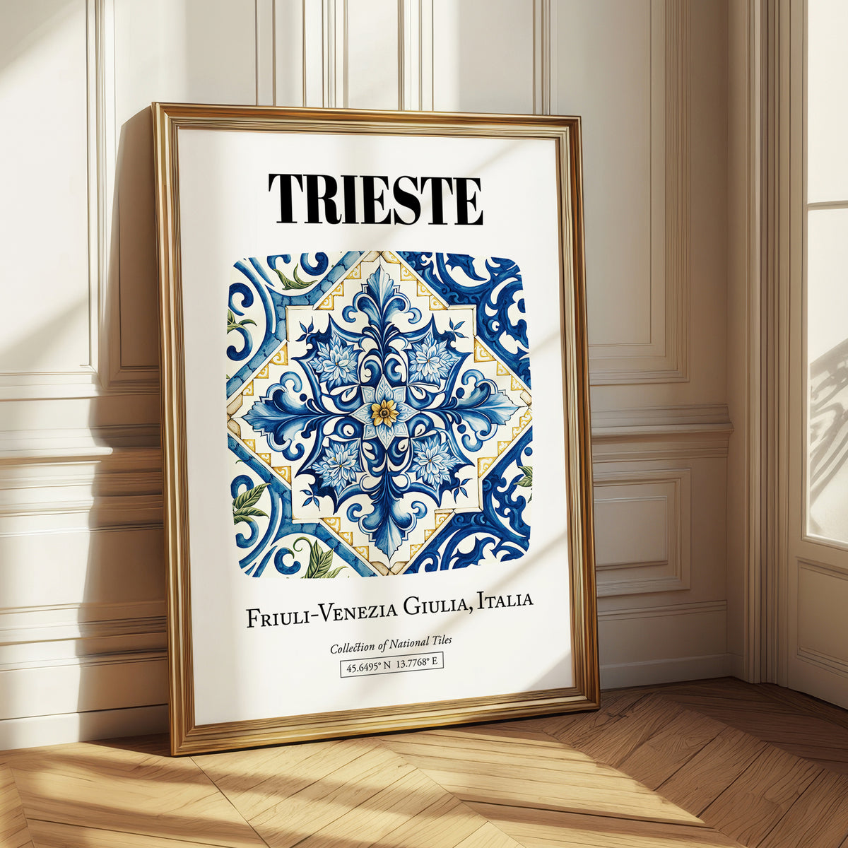 Trieste, Italy – Cultural Heritage Wall Art, styled in a charming Paris street view