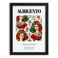 Agrigento, Italy – Minimalist Travel Print, in sleek black frame