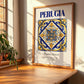 Perugia, Italy – Travel Print, clean layout with no caption