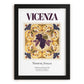 Vicenza, Italy – Travel Wall Decor, in sleek black frame