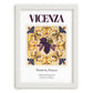 Vicenza, Italy – Travel Wall Decor, placed in minimal white frame
