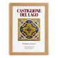Castiglione del Lago, Italy – Travel Print, set in oak frame