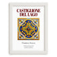 Castiglione del Lago, Italy – Travel Print, placed in minimal white frame