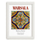 Marsala, Italy – Travel Wall Art, placed in minimal white frame