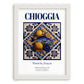 Chioggia, Italy – Travel Print, placed in minimal white frame