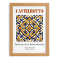 Castelrotto, Italy – Travel Poster, set in oak frame