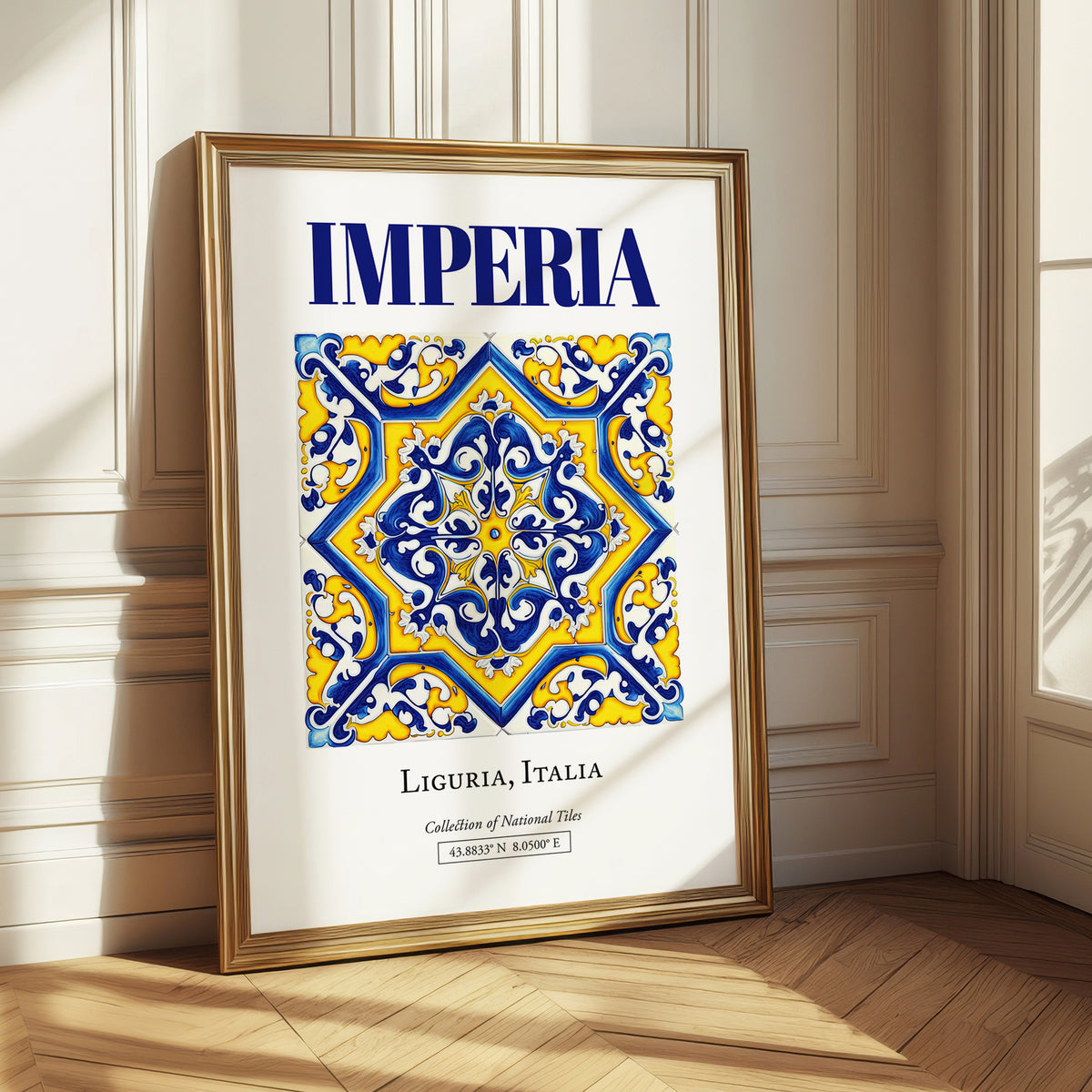 Imperia, Italy – Travel Wall Art, styled in a charming Paris street view