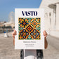 Vasto, Italy – Travel Print, no-text version framed in wood