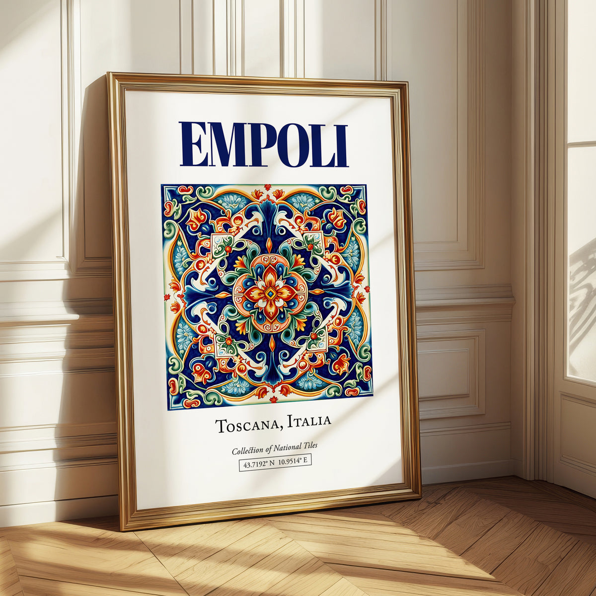 Empoli, Italy – Travel Print, styled in a charming Paris street view