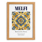 Melfi, Italy – Vintage Travel Poster, set in oak frame