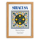 Siracusa, Italy – Dream Destination Decor, set in oak frame