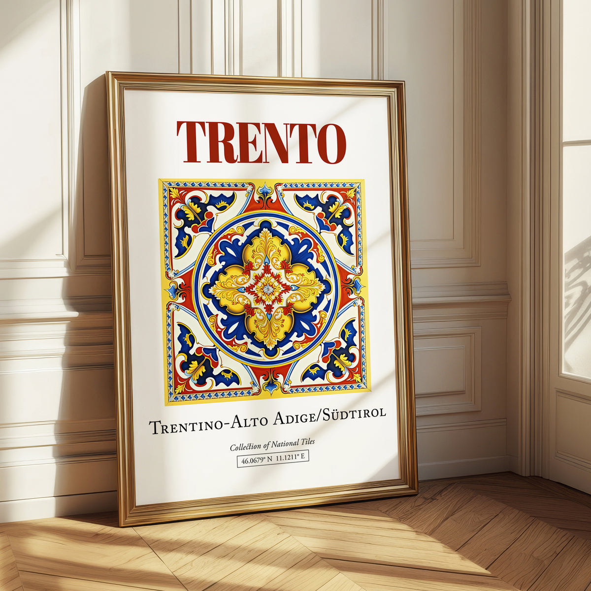 Trento, Italy – Travel Wall Art, styled in a charming Paris street view