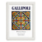 Gallipoli, Italy – Travel Memories Wall Print, placed in minimal white frame
