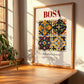 Bosa, Italy – Travel Wall Art, clean layout with no caption