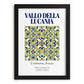 Vallo della Lucania, Italy – Travel Poster, in sleek black frame