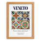 Veneto, Italy – Travel Poster, set in oak frame