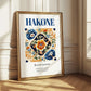 Hakone, Japan – Travel Poster, styled in a charming Paris street view
