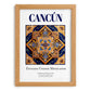 Cancún, Mexico – Travel Poster, set in oak frame