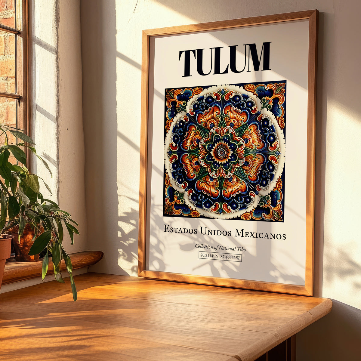 Tulum, Mexico – Travel Wall Decor, clean layout with no caption