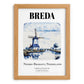 Breda, Netherlands – Travel Wall Decor, set in oak frame