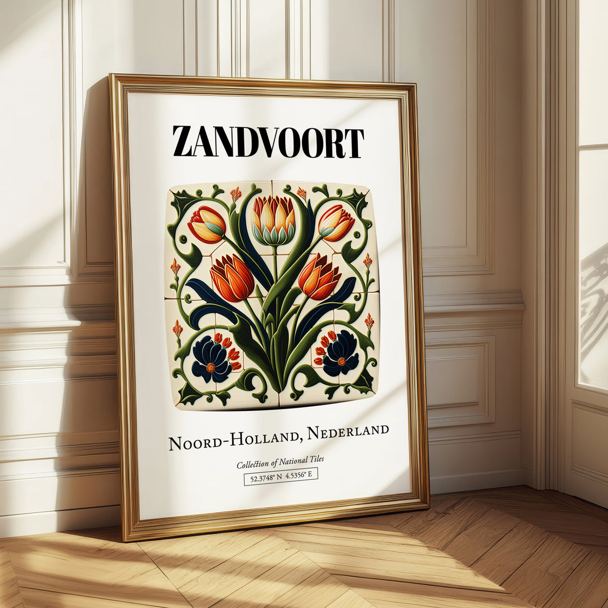 Zandvoort, Netherlands – Travel Wall Art, styled in a charming Paris street view