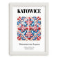 Katowice, Poland – Away From Home Poster, placed in minimal white frame