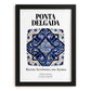 Ponta Delgada, Portugal – Country Culture Poster, in sleek black frame