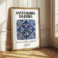 Santa Maria Da Feira, Portugal – Travel Poster, styled in a charming Paris street view