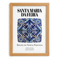 Santa Maria Da Feira, Portugal – Travel Poster, set in oak frame