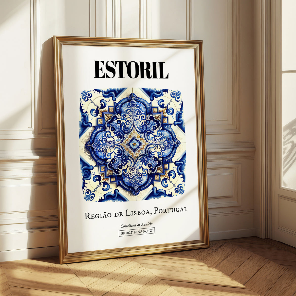 Estoril, Portugal – Travel Wall Art, styled in a charming Paris street view