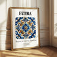 Fátima, Portugal – Travel Poster, styled in a charming Paris street view