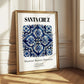 Santa Cruz, Portugal – Minimalist Travel Print, styled in a charming Paris street view