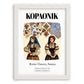 Kopaonik, Serbia – Travel Print, placed in minimal white frame