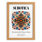 Subotica, Serbia – Wanderlust Wall Decor, set in oak frame