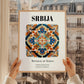 Srbija, Serbia – Vintage Travel Poster