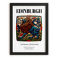 Edinburgh, Scotland – Travel Poster, in sleek black frame