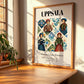 Uppsala, Sweden – Travel Poster, clean layout with no caption