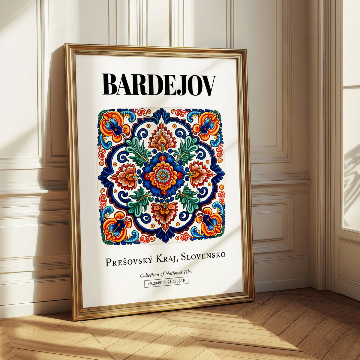Bardejov, Slovakia – Travel Poster, styled in a charming Paris street view
