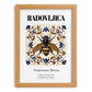 Radovljica, Slovenia – Away From Home Poster, set in oak frame