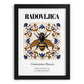 Radovljica, Slovenia – Away From Home Poster, in sleek black frame
