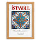 İstanbul, Turkey – Travel Poster, set in oak frame