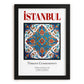 İstanbul, Turkey – Travel Poster, in sleek black frame