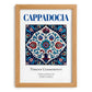 Cappadocia, Turkey – Vintage Travel Poster, set in oak frame