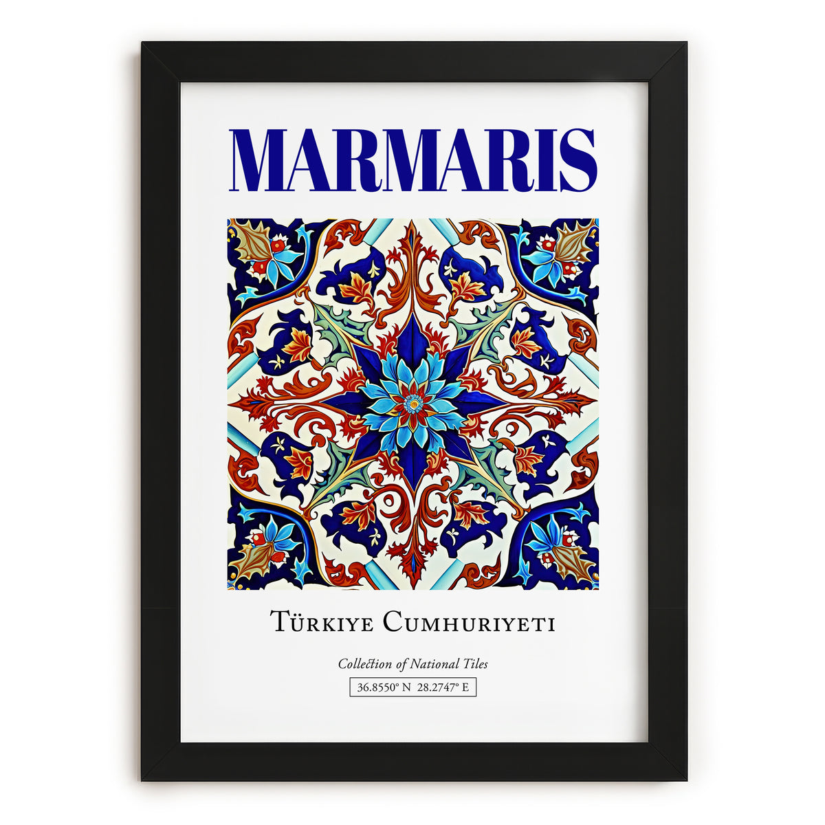 Marmaris, Turkey – Global Wall Art, in sleek black frame